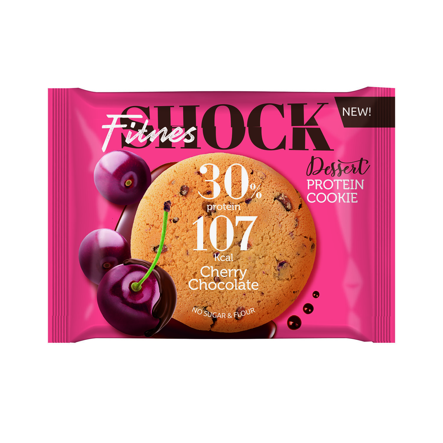 Shock печенье. Fitnesshock Protein cookie Dessert вишня- шоколад 35г. Fitnesshock печенье. Протеиновое печенье Shock. Протеиновое печенье с вишней.