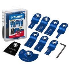 ЗУБР НР-9 UniLock, OIS-хвост., 9 предм., набор насадок для реноватора, Профессионал (15576)