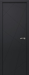 Дверь влагостойкая пластиковая KAPELLI multicolor Ф7А RAL 7021 Графит + коробка
