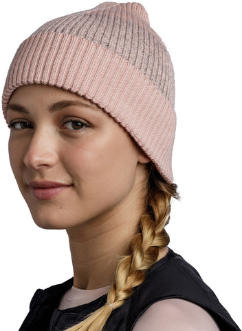 Картинка шапка Buff Hat Merino Active Solid Pale Pink - 3