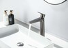 Aquatek AQ1104BGM AQ1104BGM БЕТТА смеситель для раковины высокий 230, без донного клапана, шлиф. черный хром