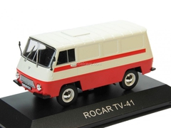 Rocar TV 41 white-red 1:43 DeAgostini Masini de legenda #61