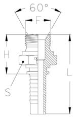 Фитинг DN 10 BSP (Ш) 1/4 TIEFFE