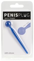 Синий уретральный стимулятор Penis Plug - 9,6 см. - 