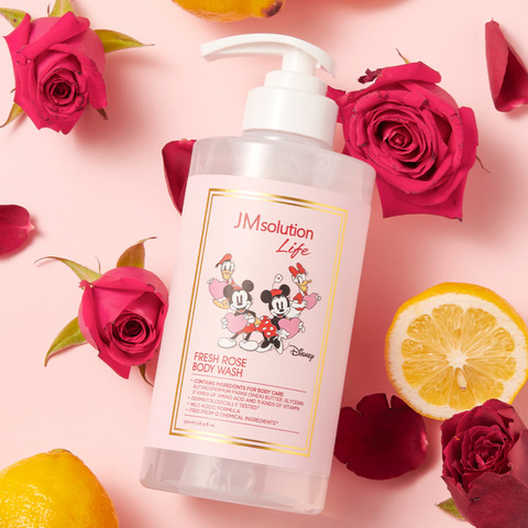 ЛИМИТИРОВАННЫЙ НАБОР ГЕЛЬ ДЛЯ ДУША И ЛОСЬОН ДЛЯ ТЕЛА LIFE DISNEY FRESH ROSE