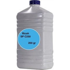 Тонер для Ricoh SP C231, C232, C242, C251, C261, C262, C310, C311, C312, C341, C342, C252, C262, C360, C361 Cyan, химический, 500 г. B&W фасовка Россия