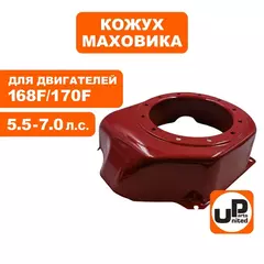 Кожух UNITED PARTS маховика 168F/170F без отв. под выкл. (для генератора) (90-1045)