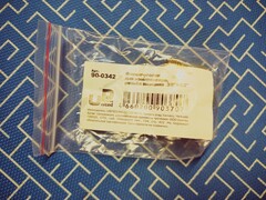 Фитинг-уголок UNITED PARTS для компрессора, резьба внешняя  3/8