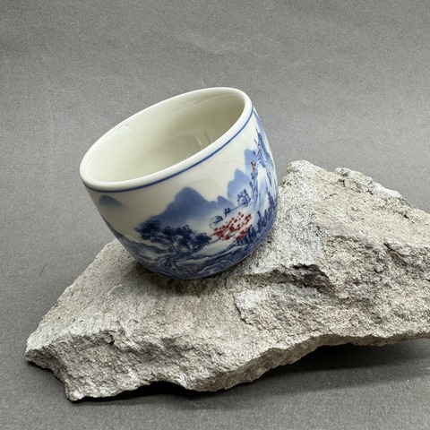 Чашка пейзаж, керамика, 100мл