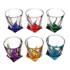 Набор из 6 цветных стаканов для виски Gradient, фото 5