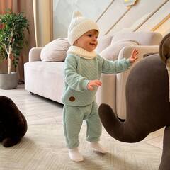 Шапка вязаная Soft (белая)