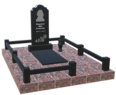 Готовое ритуальное сооружение 1,8м*2,4м (под ключ)