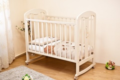 С 703 ЗН Кровать детская "Вилона" накладка Жираф (шоколад)