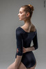 2 Sleeves leotard | black