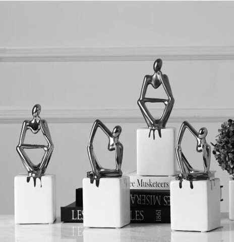 Статуэтка Man ornament silver