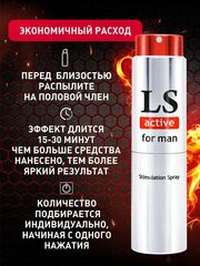 Спрей-стимулятор для мужчин Lovespray Active Man - 18 мл. - 