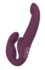 Сливовый безремневой страпон Share Vibe Pro - 