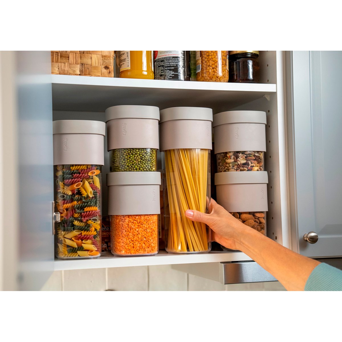 Набор контейнеров для сыпучих продуктов Flip Storage, 5 пр., арт. 883064 - фото 7