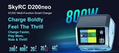 Зарядное устройство SkyRC D200 neo 20a 2x400W(DC)/200W (2x100W(AC)) LiPo 6S USB-C PD Bluetooth