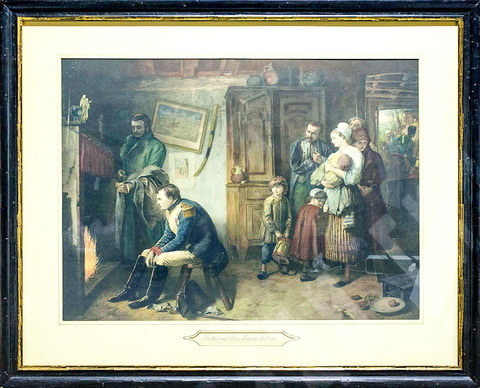 Маркус Стоун (Marcus Stone). По дороге из Ватерлоо в Париж (On the Road from Waterloo to Paris).1863