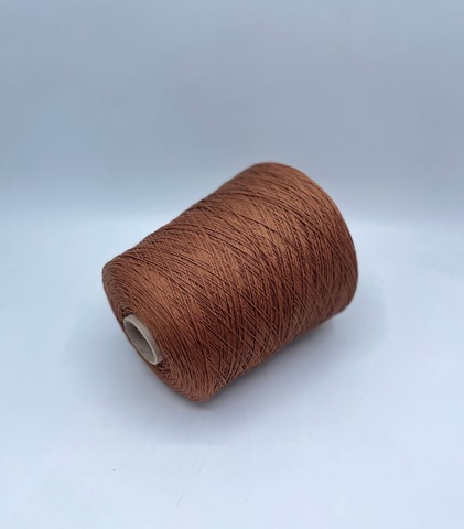 Бобинная пряжа (пр.Италия), art.Cotone, 500м/100 гр. 100%Хлопок, цвет-Орех , арт.34859