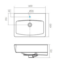 УМЫВАЛЬНИК SANTEK НЕО 60