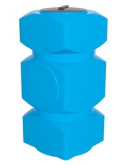 Ёмкость К 500 л. вертикальная голубая Ирпласт прямоугольная 500 л.(650x650x1450см;голубой) - арт.560887