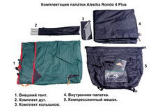 Купить туристическую палатку Alexika Rondo 4 Plus от производителя со скидками.