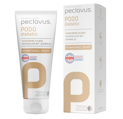 Крем для ног с серебром Peclavus Fußcreme Silber, 100 мл