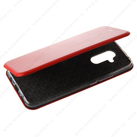 Чехол-книжка для Huawei Mate 20 Lite - book case книжка красный