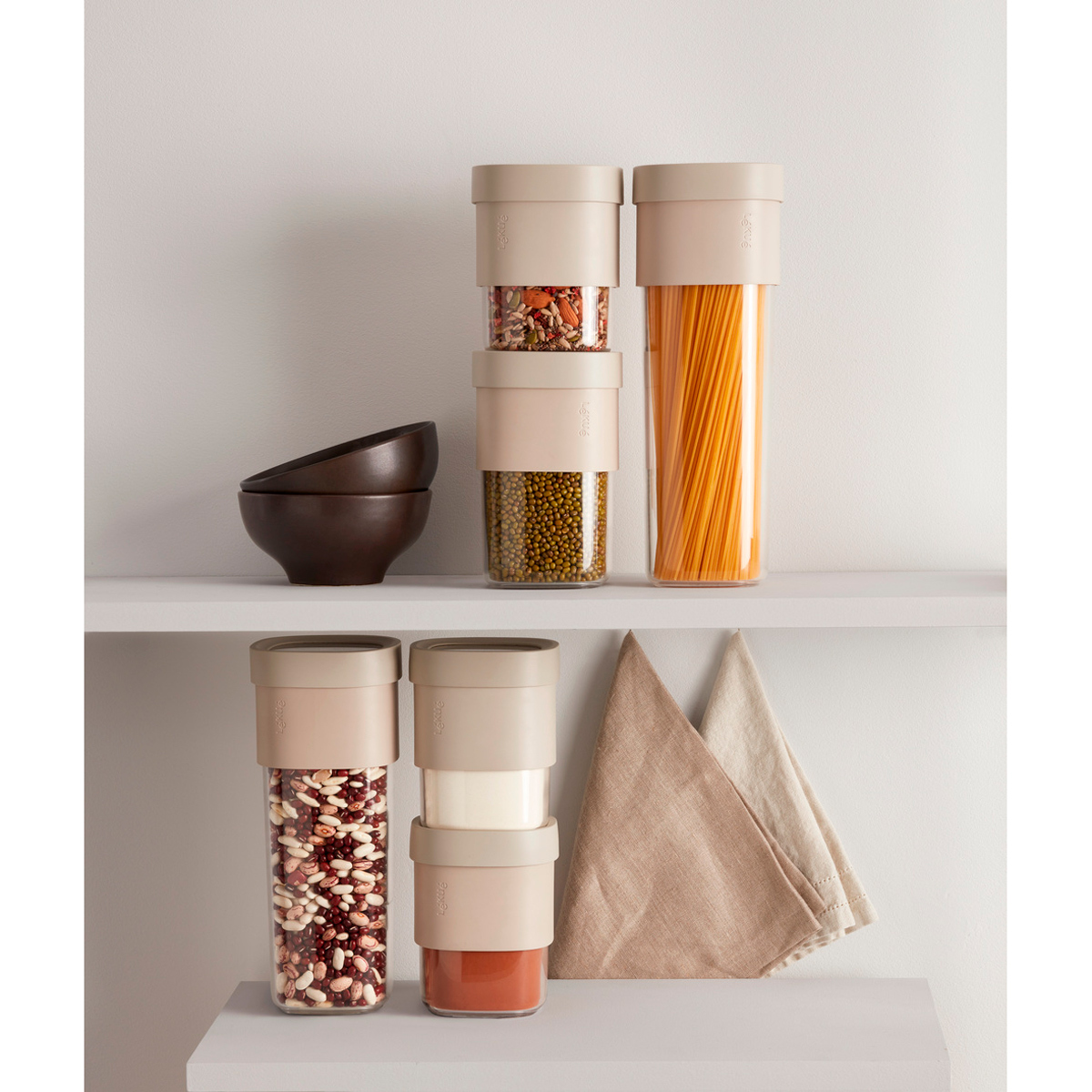 Набор контейнеров для сыпучих продуктов Flip Storage, 5 пр., арт. 883064 - фото 3