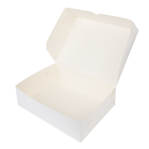 Коробка белая 33*25*10 см для кондитерских изделий и подарков (без окна)