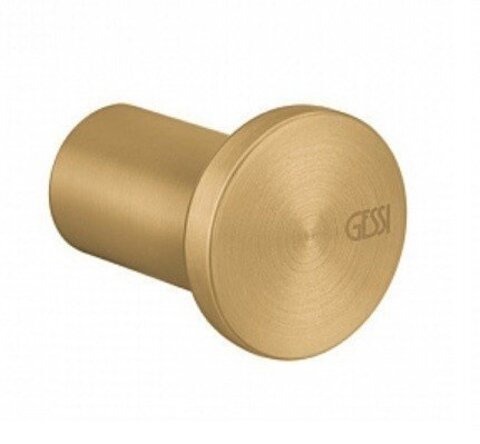 Gessi 316 54821#727 Крючок настенный, цвет Brushed Brass PVD