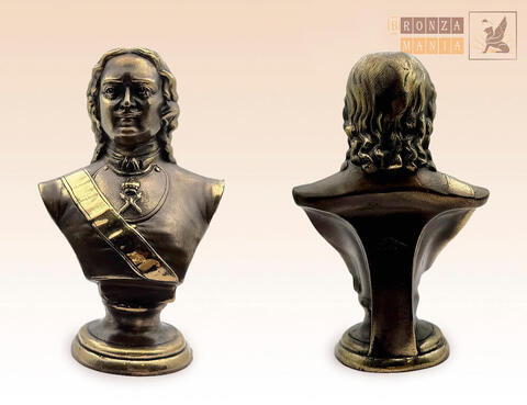 статуэтка бюст Петр 1 Великий