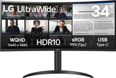 Монитор 34&#34; LG 34WR55QK-B.ARUZ черный
