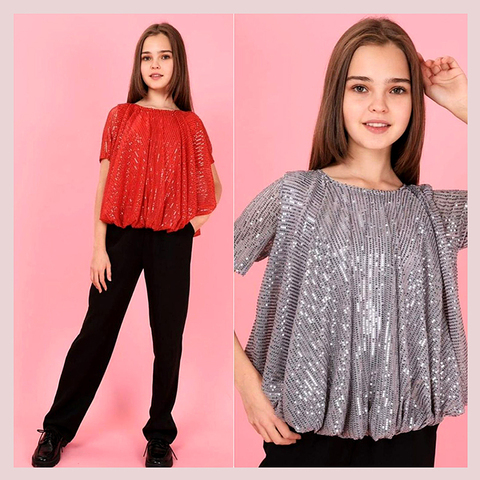 Блуза нарядная д (8-13) 251105-Y1040