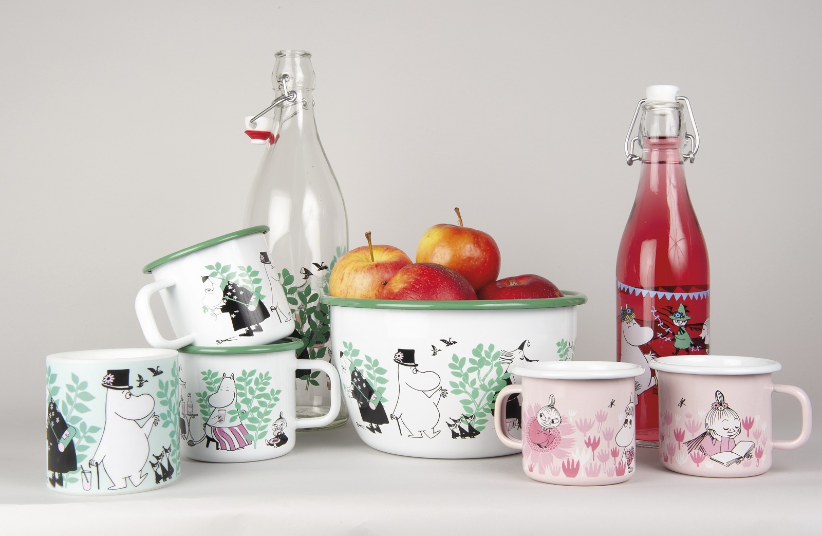 Moomin Кружка эмалированная Девушка в саду, 250 мл (ТОВАР ИЗ АУТЛЕТА)