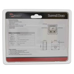 Уровень электронный 0,1° 60x60x25мм (магнитный) Bluetooth DIGJY 82412BB-00