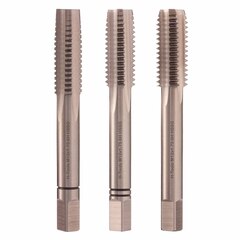 Метчик М12х1,75 (Комплект 3шт) DIN352 HSS-G 6h 75мм a=7,0 H-Tools 230120HT