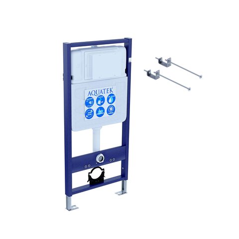 Aquatek INS-12+KKI01 INS-0000012+KKI-0000001 Aquatek Standart 50 Монтаж рама для подв унитаза1130*500*100+звукоизоляционная прокладка+крепеж KKI-0000001
