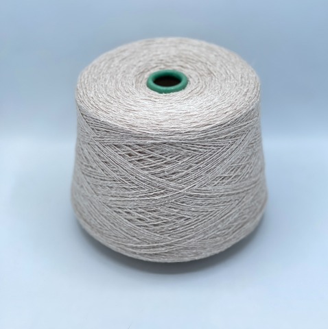 Filati Vinezia, Selene, 2/700 350м. 70% Меринос, 20% Шелк,10% Лен, Светло-бежевый, 37595