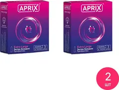 Презервативы APRIX Extra Large экстра большие ( 2 упаковки по 3 шт.)