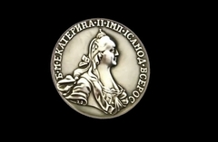 Силиконовый молд Монета 1764 г Екатерина ll
