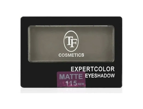 TF Тени для век компактные ExpertColor EyeShadow Mono тон 115 серый мох/матовый