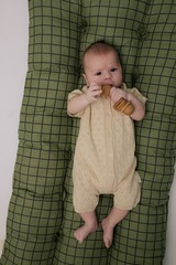 1730-41 Песочник вязаный ажур (льняной)