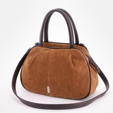 Сумка Саломея 479 эко-замша миндаль