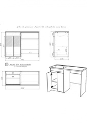 Тумба под умывальник 