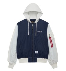 Куртка Alpha Industries L-2B Relaxed Varsity Flight Jacket Replica Blue (Синий)