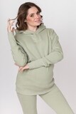 Утепленный спортивный костюм для беременных и кормящих 16034 шалфей
