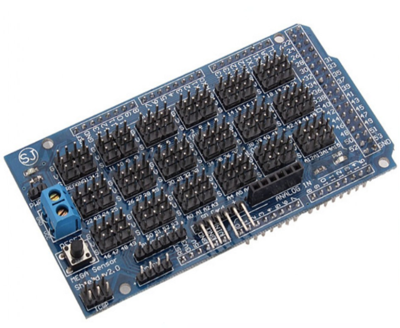 Плата mega 2560. Arduino Mega sensor Shield v2.0 SD карта.